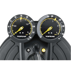 Topeak pompa podea JoeBlow Dualie pentru mtb &amp; fatbike - negru - Img 2