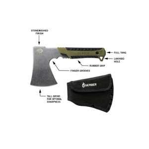 Toporisca gerber buschcraft &amp; camping flat sage green stonewash