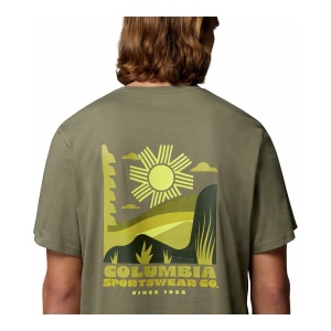 Tricou Barbati Columbia Parsons Point™ Logo T-Shirt Green - Img 5