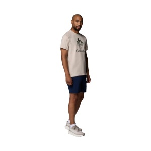 Tricou Barbati Columbia Parsons Point™ Short Sleeve Logo Beige - Img 4
