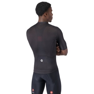 Tricou ciclism Castelli Entrata Apex bărbați - negru cu alb - Img 2