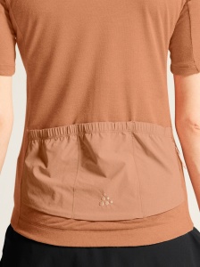 Tricou ciclism Craft Everyday Wool SS Jersey damă - caramel - Img 6