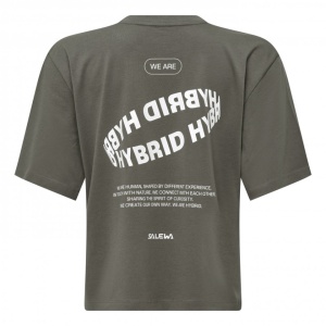 Tricou dama Salewa Eagle Hybrid Loose - Img 2