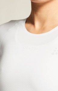 Tricou femei Craft Pro Dry Nanoweight SS - alb | strat de bază ultraușor - Img 5