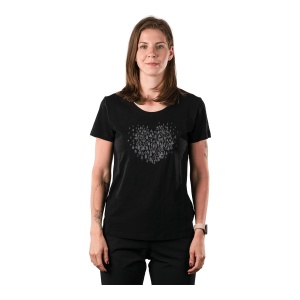 Tricou Femei Northfinder Hiking From Organic Cotton Guadalupe Darkgrey