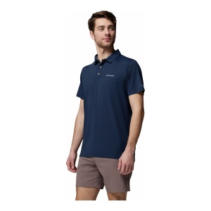 Tricou Polo Barbati Columbia Tech Trail™ Utility Navy - Img 3