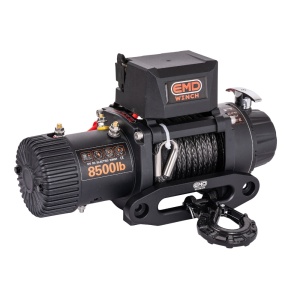 Troliu electric auto EMD Winch 8500LBS (3856kg) 12V, Cablu Sintetic 18m, Raport 173:1 - Img 4