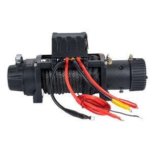 Troliu electric auto EMD Winch 8500lbs (3856kg), 12V, cablu sintetic, 24m, raport 150:1 - Img 3
