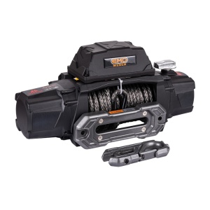 Troliu electric auto EMD Winch Plus 13500lbs (6123kg), 12V, cablu sintetic, 25m, raport 265:1 - Img 3