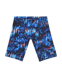 TYR - costum inot copii tip jammer - Durafast Lite Jammer Seismo - Blue | Green - 24 - Img 3