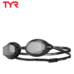 TYR - ochelari inot performanta - BLACK OPS 140 EV Racing Goggles - argintiu | negru - Img 1