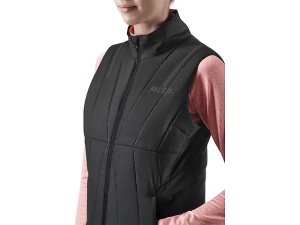 Vestă alergare iarnă CEP Winter Run Vest W | protecție vânt, rezistentă apă - black - Img 6