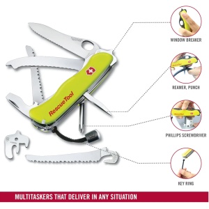 Victorinox - set briceag multitool rescue, 13 functii - verde neon - Img 20