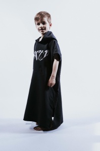 Z3R0D - prosop copii tip poncho - TRANSITION TOWEL KID - albastru navy - Img 9