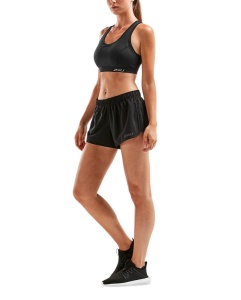 2XU - Pantaloni scurti de alergare pentru femei GHST 3" Stretch Woven Short - negru