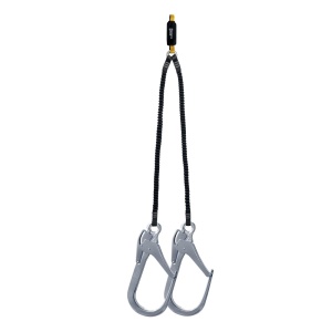 Absorbitor de șoc Singing Rock Reactor Y cu 2 chingi elastice de 155cm +2xK355