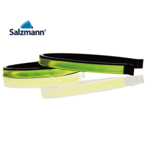 Accesorii Reflectorizante Salzmann 3M - Cleme, nylon flexibil, prindere peste pantalon, set 2buc, verde fosfor. - Img 3