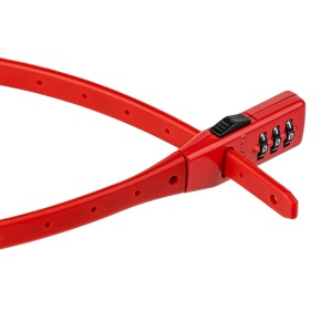 Antifurt Cablu KRYPTONITE Click Lock - 10mm/45cm - Red - Img 2