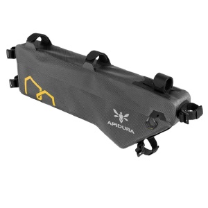 Apidura - geanta cadru bicicleta Expedition Frame Pack 5.3 litri (pentru cadru compact) - gri negru - Img 2