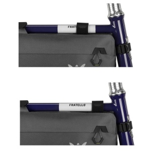 Apidura - geanta cadru bicicleta Expedition Frame Pack 5 litri (pentru cadru inalt) - gri negru - Img 5