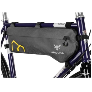 Apidura - geanta cadru bicicleta Expedition Frame Pack 6.5 litri (pentru cadru inalt) - gri negru - Img 3