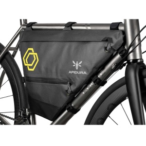 Apidura - geanta cadru bicicleta Expedition Full Frame Pack 12 litri - gri negru galben - Img 3