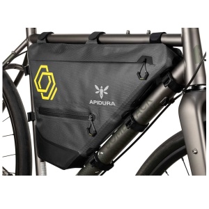 Apidura - geanta cadru bicicleta Expedition Full Frame Pack 7.5 litri - gri negru galben - Img 7