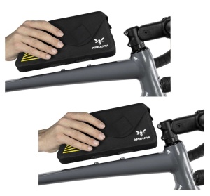 Apidura - geanta mica cadru bicicleta Racing Bolt-On Top Tube Pack 1 litru - negru - Img 7