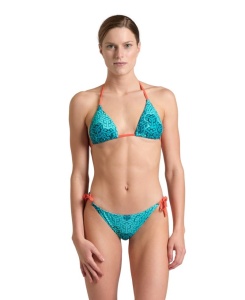 Arena - costum inot femei 2 piese - bikini - Water Print bikini triangle - Camo Kikko Water Multi