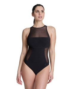 Arena - costum inot femei intreg - Water Touch Pro Back - negru - Img 1