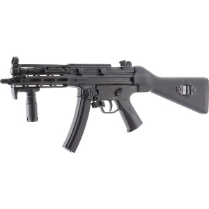 Arma airsoft electrica Heckler & Koch MP5 Sportsline EyeTrace, AEG, bile plastic, BB 6 mm, 1.0 jouli, sina Picatinny, tracer, MOSFET, negru, Full-Auto
