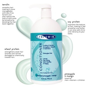 Balsam de păr Triswim Hair Conditioner - ananas și mango - 946ml - Img 2