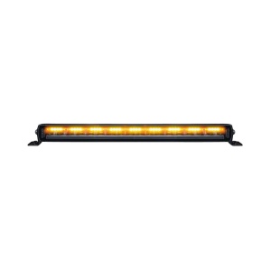 Bara LED Siberia NG SR 50,4 cm, 90W, rază 447m, 5700K, lumină de drum și avertizare, rezistent la apă și praf (IP67/IP69K), aluminiu negru, lentilă transparentă, Strands