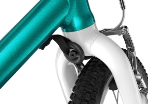 Bicicleta copii Woom 2 Go cu roti 14" verde Metallic Turquoise Petrol - Img 33