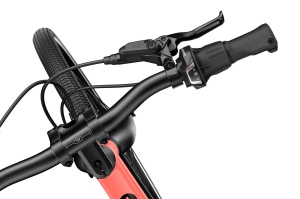 Bicicleta copii Woom 4 Explore cu roti 20" portocaliu Neon Coral - Img 6