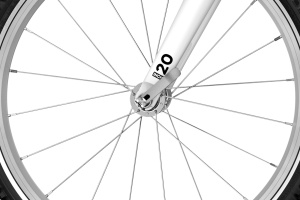Bicicleta copii Woom 4 Go cu roti 20" rosu Woom Red - Img 7