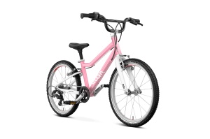 Bicicleta copii Woom 4 Go cu roti 20" roz pudra (powder pink) - Img 2