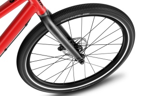 Bicicleta copii Woom 5 Explore cu roti 24" portocaliu Neon Coral - Img 48