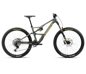 Bicicletă MTB All Mountain full suspension Orbea OCCAM LT M10 - Spaceship Green | Corn Yellow (Matt)