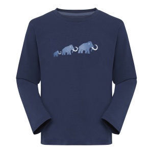Bluza Copii Mammut Core Longsleeve Logo Marine - Img 2