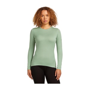 Bluza Femei Icebreaker Merino 200 Oasis Crewe Thermal Green