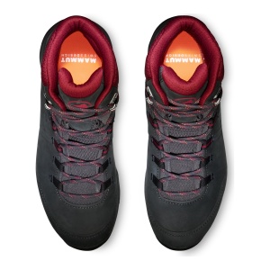 Bocanci Drumetie Femei Mammut Nova IV Mid GTX Black-Blood Red - Img 9