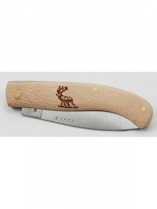 Briceag JOKER inox 420 lama 8cm maner lemn mistreti NH78-3 - Img 2