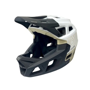 Casca full-face Integra Sport white - Military Green M (55-58 cm)