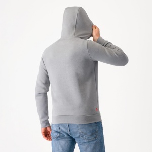 Castelli - hanorac - Classico Hoodie - gri - Img 2