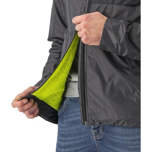 Castelli - Jacheta ciclism cu puf vreme rece sau iarna, Riscalda Jacket - gri inchis - Img 3