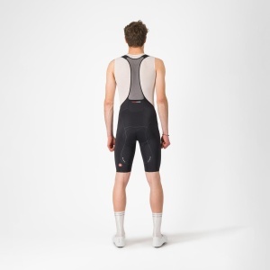Castelli - pantaloni ciclism scurti cu bretele - Free Aero Race S Bibshort - negru - Img 8