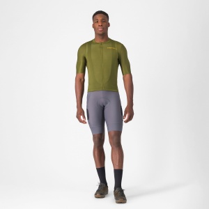 Castelli - pantaloni ciclism scurti cu bretele - Unlimited Cargo Bibshort - 15-35 gr C - gri inchis Smokey - Img 7