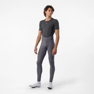 Castelli - pantaloni lungi cu bretele - Espresso 2 Bibtight - gri fumuriu - 3XL - Img 5
