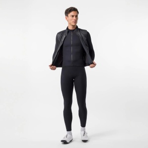 Castelli - tricou ciclism maneca lunga - Thermowoven LS Jersey - negru - 3XL - Img 6